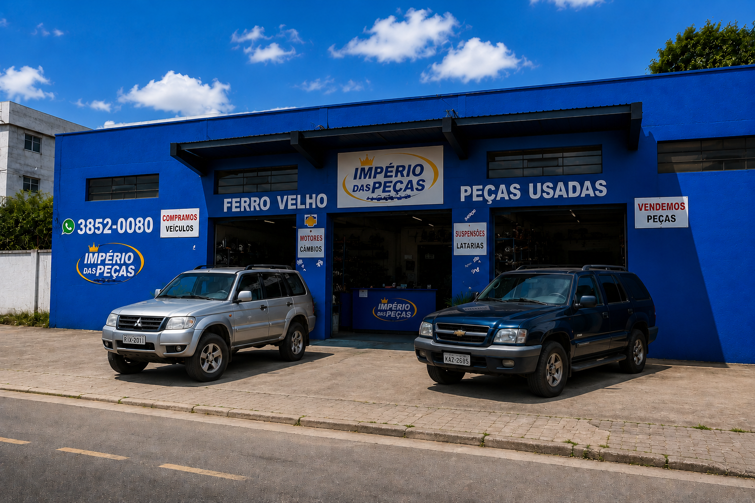 Fachada da Império das Peças
